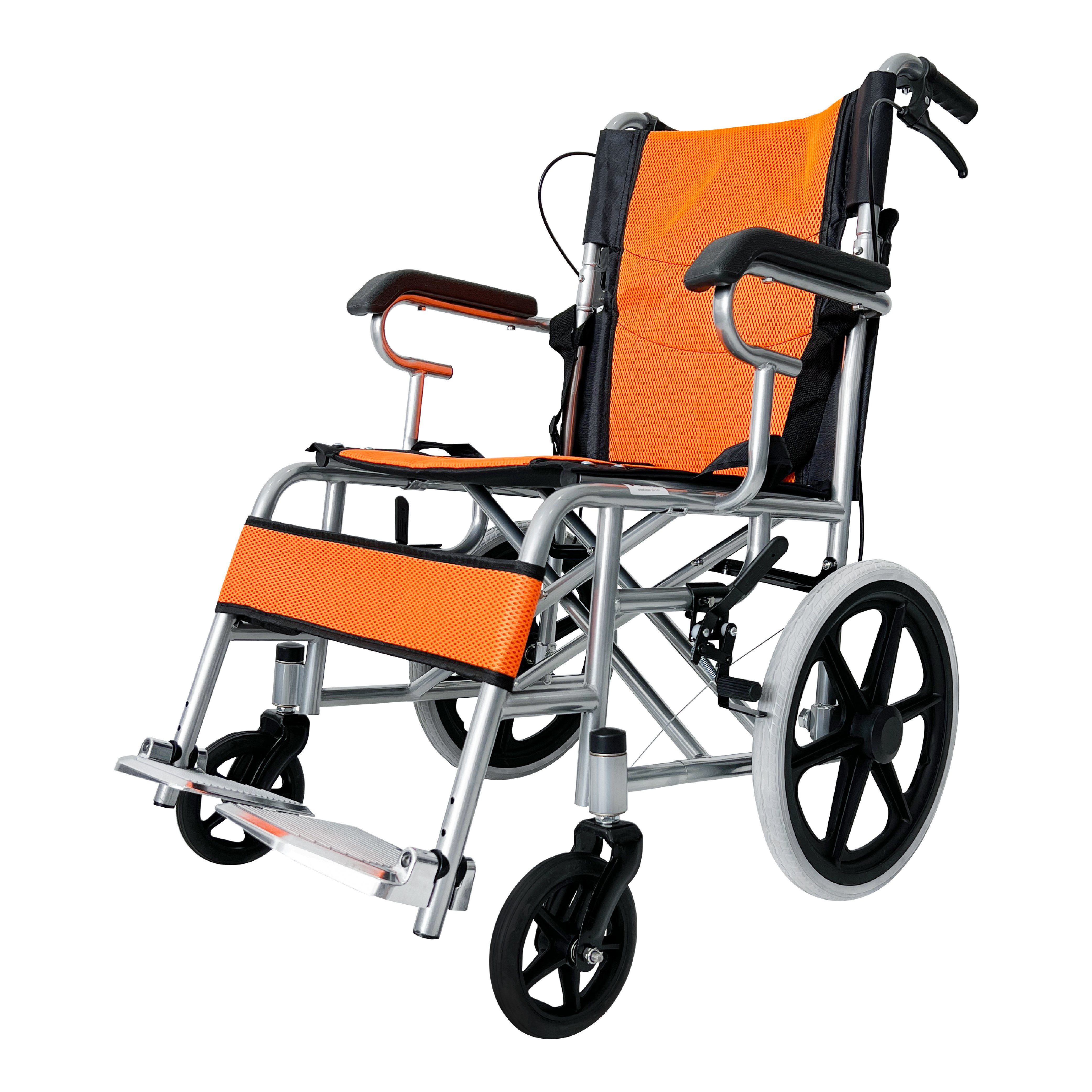 รถเข็นวีลแชร์ MIKI THAILAND WHEELCHAIR01 สีส้ม_0